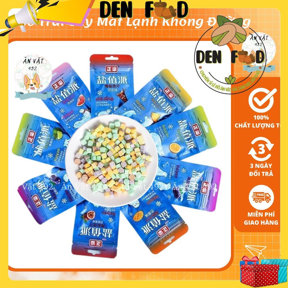 Kẹo trái cây mát lạnh haiyan không đường - 1 bịch 30 viên