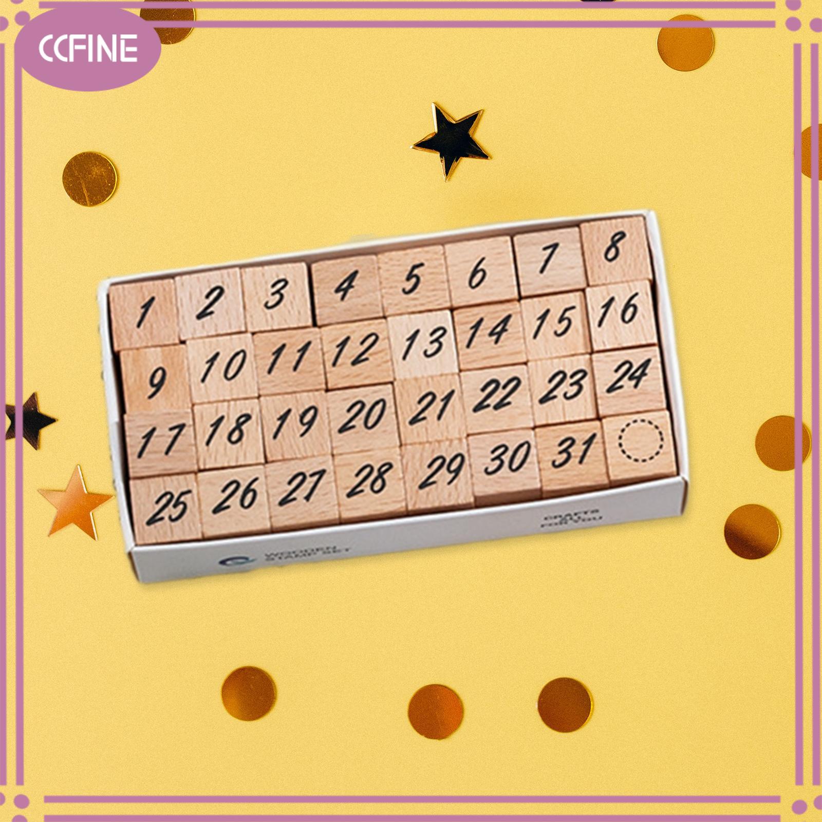 CCfine 1 Hộp Gỗ Con dấu gỗ con dấu cao su Trọng Lượng Nhẹ Dập Cho Vẽ Thủ Công Mỹ Nghệ Tạp Chí Phụ kiện tự làm Văn Phòng Phẩm