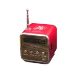 Bluetooth-compatible Speaker Mini Fm Radio Player Portable Bluetooth Mini Speaker with Digital Display and Fm Radio Waterproof Rechargeable Music Player
