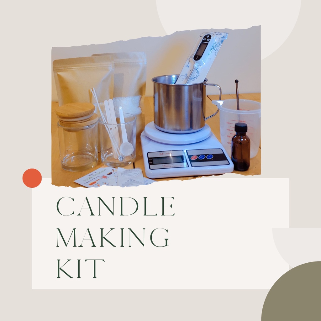 DIY Candle Kit Soy Bean Wax Candle Making Supplies Handmade