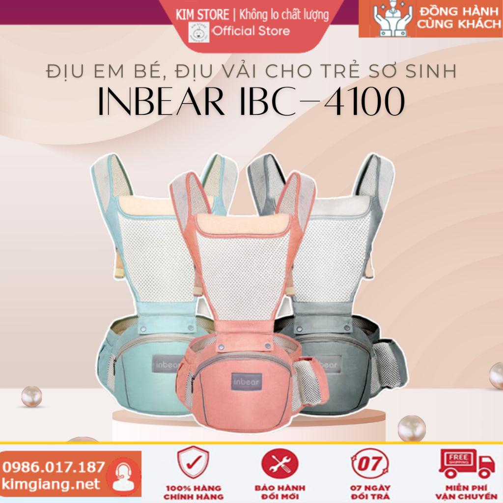 Địu em bé địu vải cho trẻ sơ sinh Inbear IBC-4100 6 tư thế chắc chắn thoáng mát: 3 màu sắc - TVS08