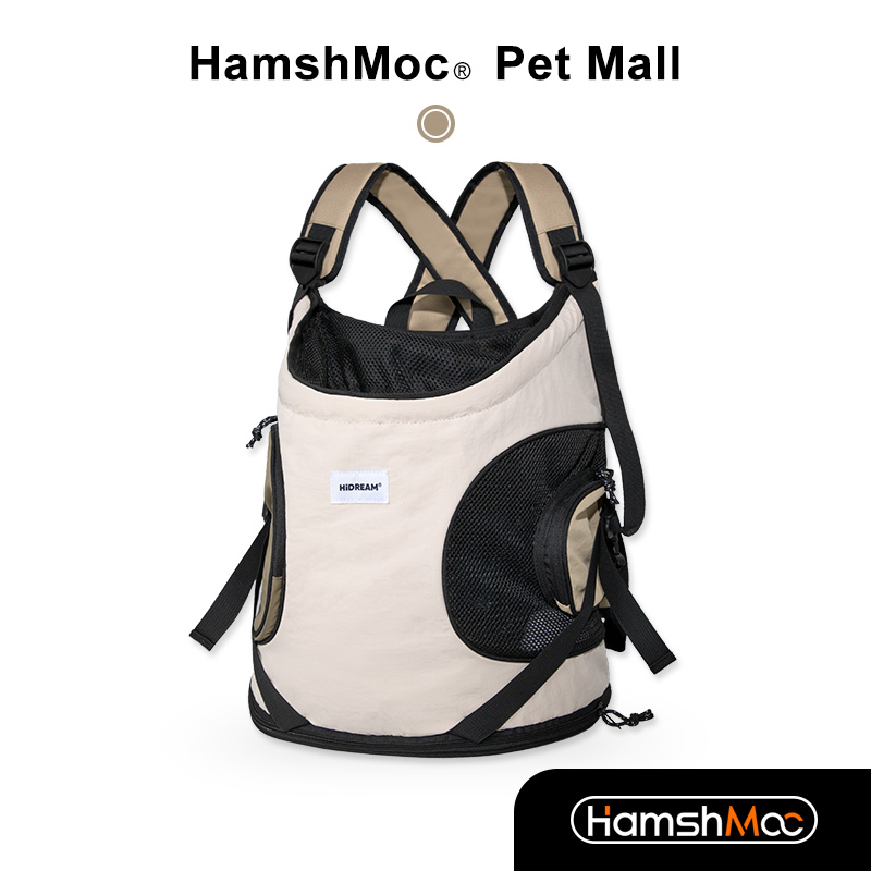 Hamshmoc Breathable Front Pet Carrier Large Space Cat Carrier Portable Pet Shoulder Bag Ventilated Pet Backpack Travel Hiking Outdoor Use ราคา 1,359 บาท*ส่งฟรี