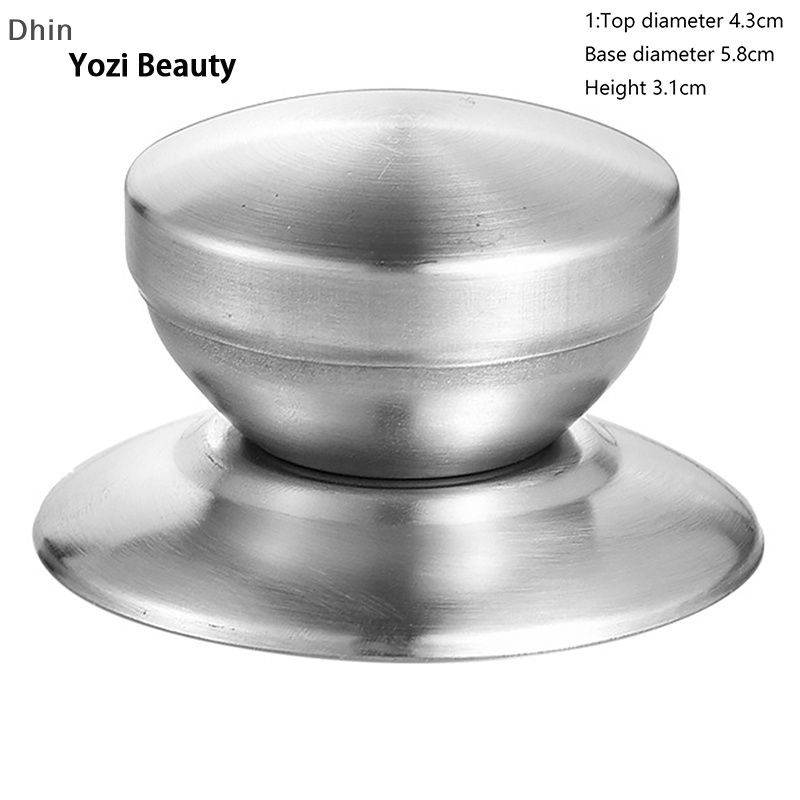 TIANLEYU [dhin] Replace stainless steel multifunctional pot accessories, pot cover handle, anti-corrosion knob, handle cover, kitchen utensils COD ราคา 11 บาท*ส่งฟรี
