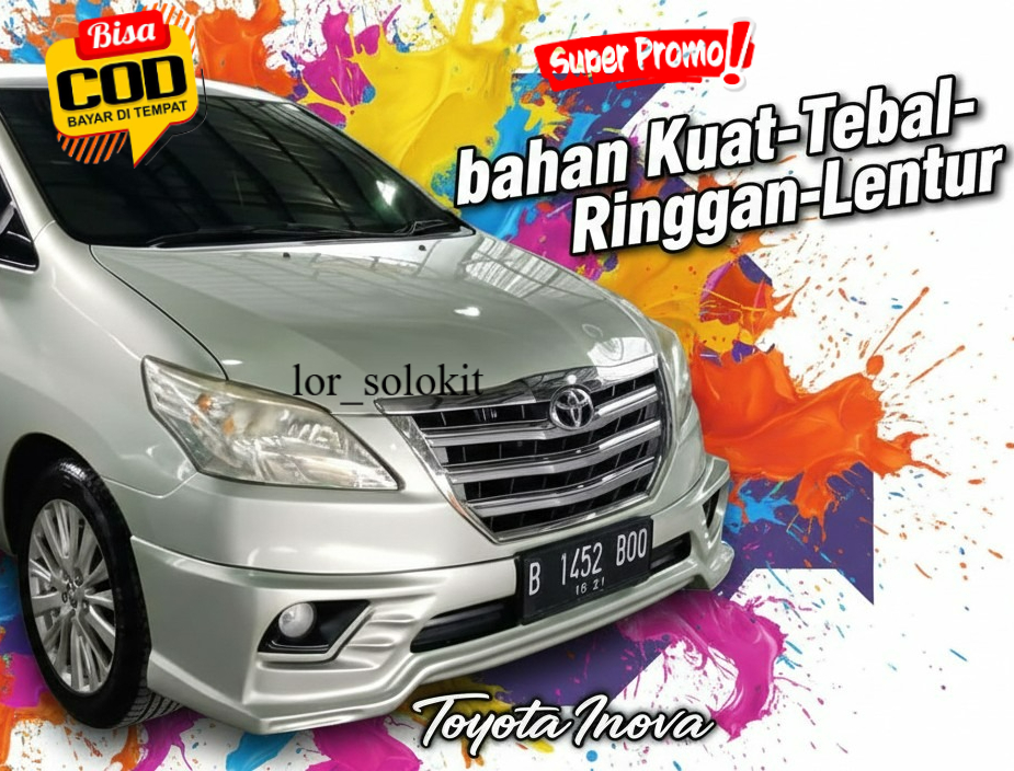 BODYKIT toyota grand innova 2013-16 vs style PROMO Harga 1,200,000 rupiah*Gratis Ongkir