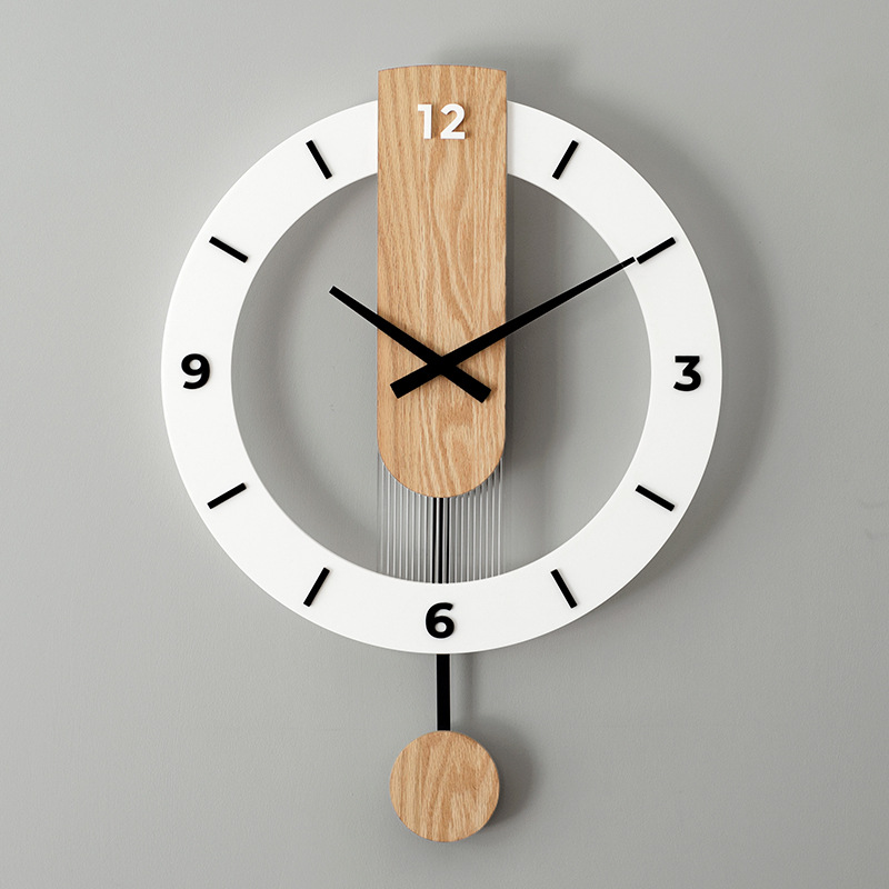 ABS Wall Clock For Living Room Home Decor Silent Quartz Bedroom Personality Creative Watch Jam Dinding Moden 现代挂钟