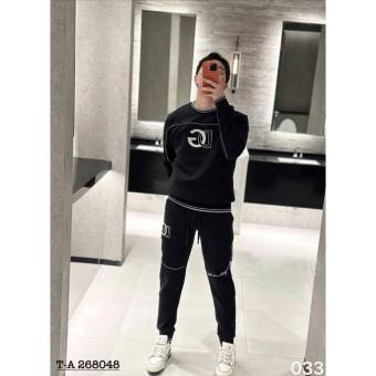 Bộ nỉ nam BND49 bộ nỉ thu đông nam cổ tròn thời trang cao cấp