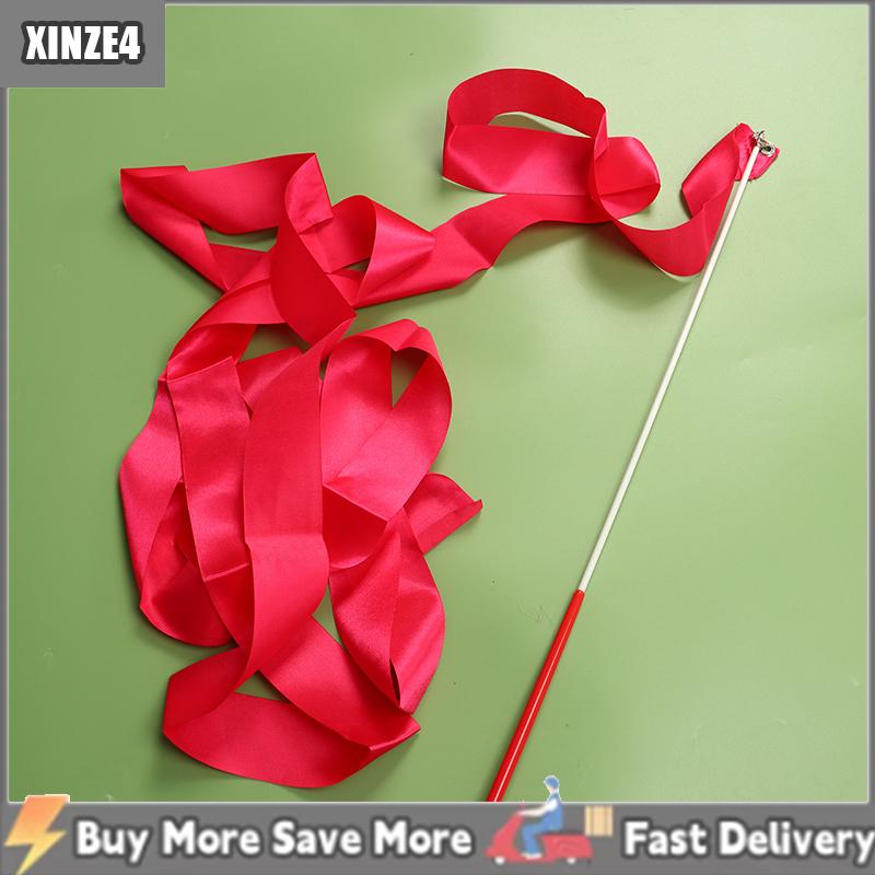 [COD] XINZE4 4M Đầy Màu Sắc Phòng Tập Thể Dục Vũ Băng Nhịp Điệu Cô Gái Nghệ Thuật Thể Dục Dụng Cụ Múa Ba Lê Streamer Xoay Que Cầu Vồng Thanh Đào Tạo Thể Thao