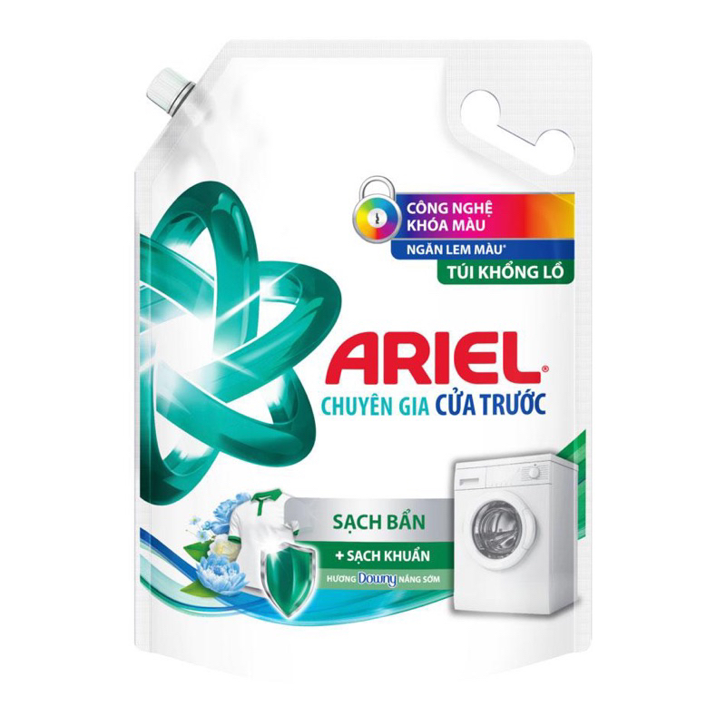 Nước giặt Ariel cửa trước Downy nắng sớm túi 3.9kg