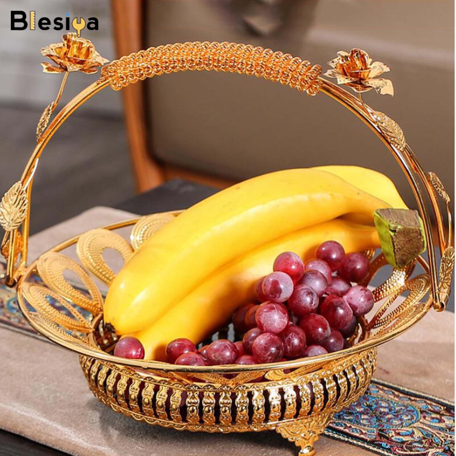 Blesiya phong cách Châu Âu Fruit Basket embossment mô hình thực phẩm khô tấm cho nhà bếp