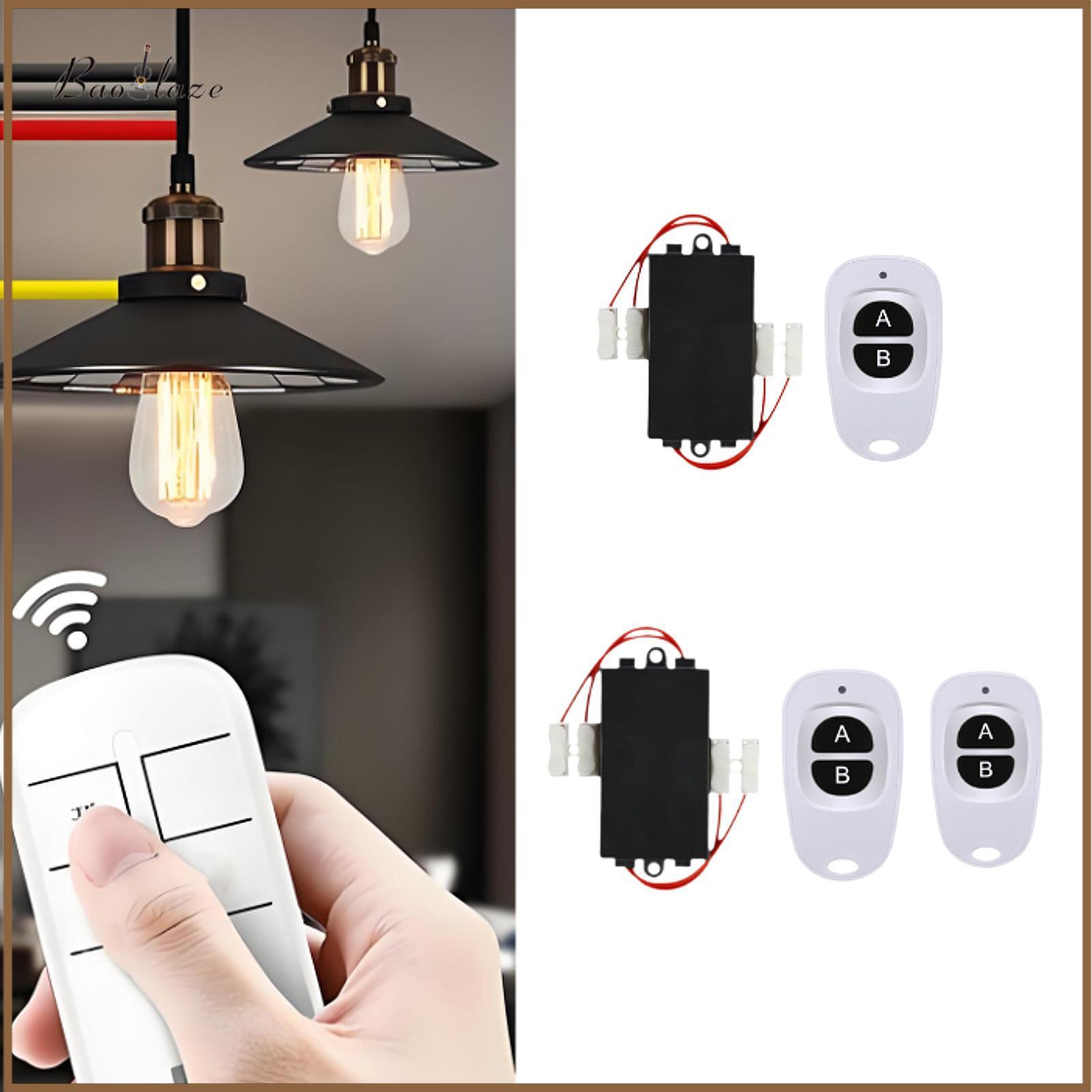 Remote Control Switch Set Fan Remote Control Controller Easy to Install Lightweight LED Lighting Power Switch for Living Room ราคา 1,074 บาท*ส่งฟรี