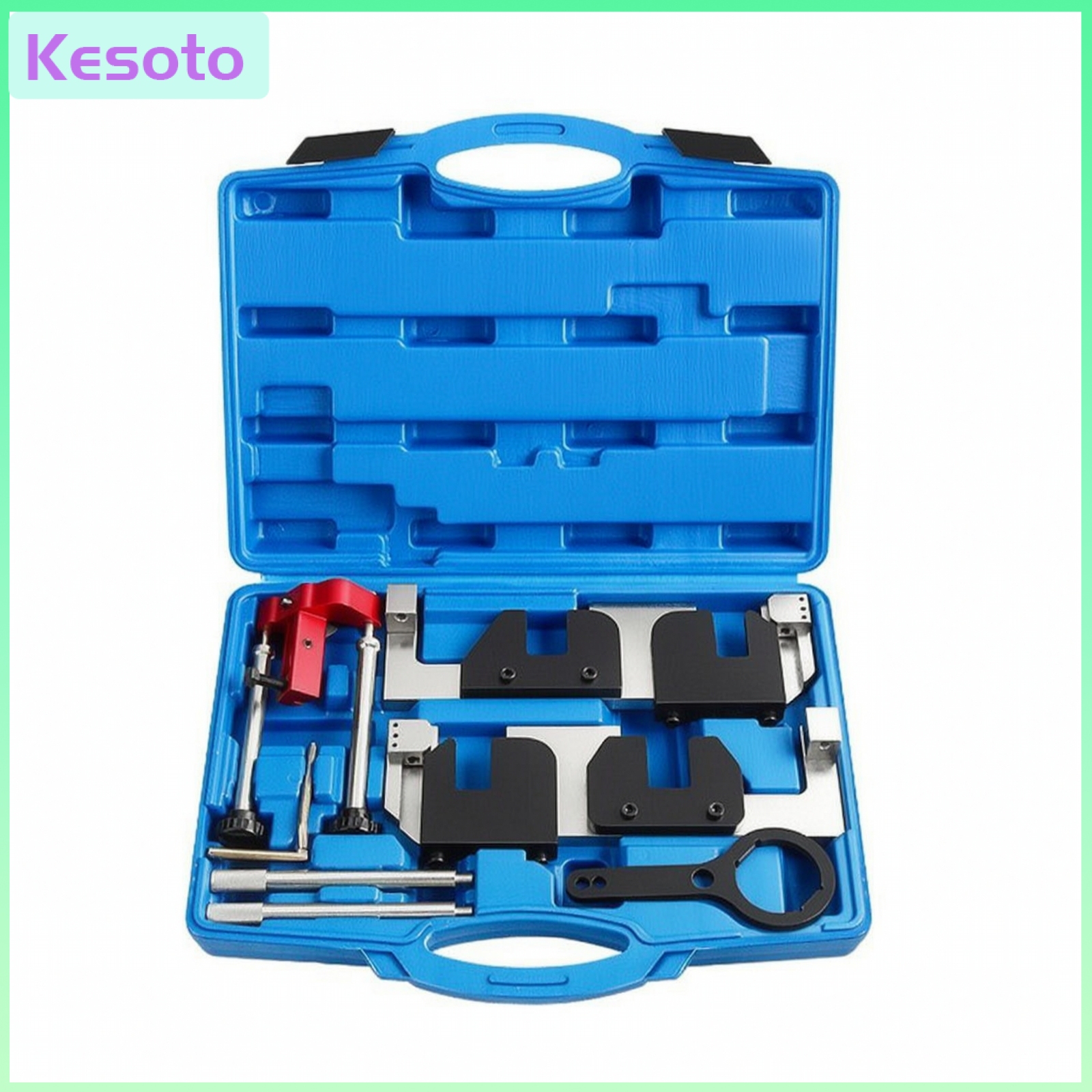 อุปกรณ์และชิ้นส่วนยานยนต์ Kesoto 7 ชิ้น Workshop-Ready เครื่องมือเครื่องยนต์ OEM เทียบเท่าชุดเครื่องมือตั้งเวลาพร้อม Camshaft Alignment Fixtures สำหรับช่างมืออาชีพ ราคา 17,258 บาท*ส่งฟรี