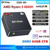 GMKtec M6 AMD R5 Gaming Mini PC, 32GB RAM