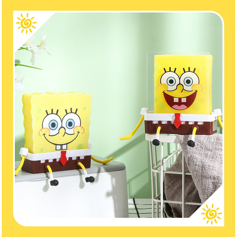 ที่ใส่ฟองน้ําล้างจาน ฟองน้ําเช็ดจาน ลายการ์ตูนน่ารัก สร้างสรรค์ สําหรับทําความสะอาดจาน ห้องน้ํา ห้องครัว ราคา 15 บาท*ส่งฟรี