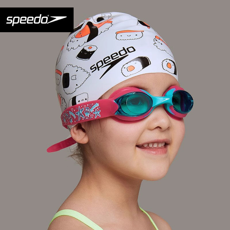 Speedo ˉ Children's Swimming Goggles Learning Series 2-6 Years Old Waterproof, Anti Fog, Anti Chlorine, and UV Resistant Swimming Goggles New Model