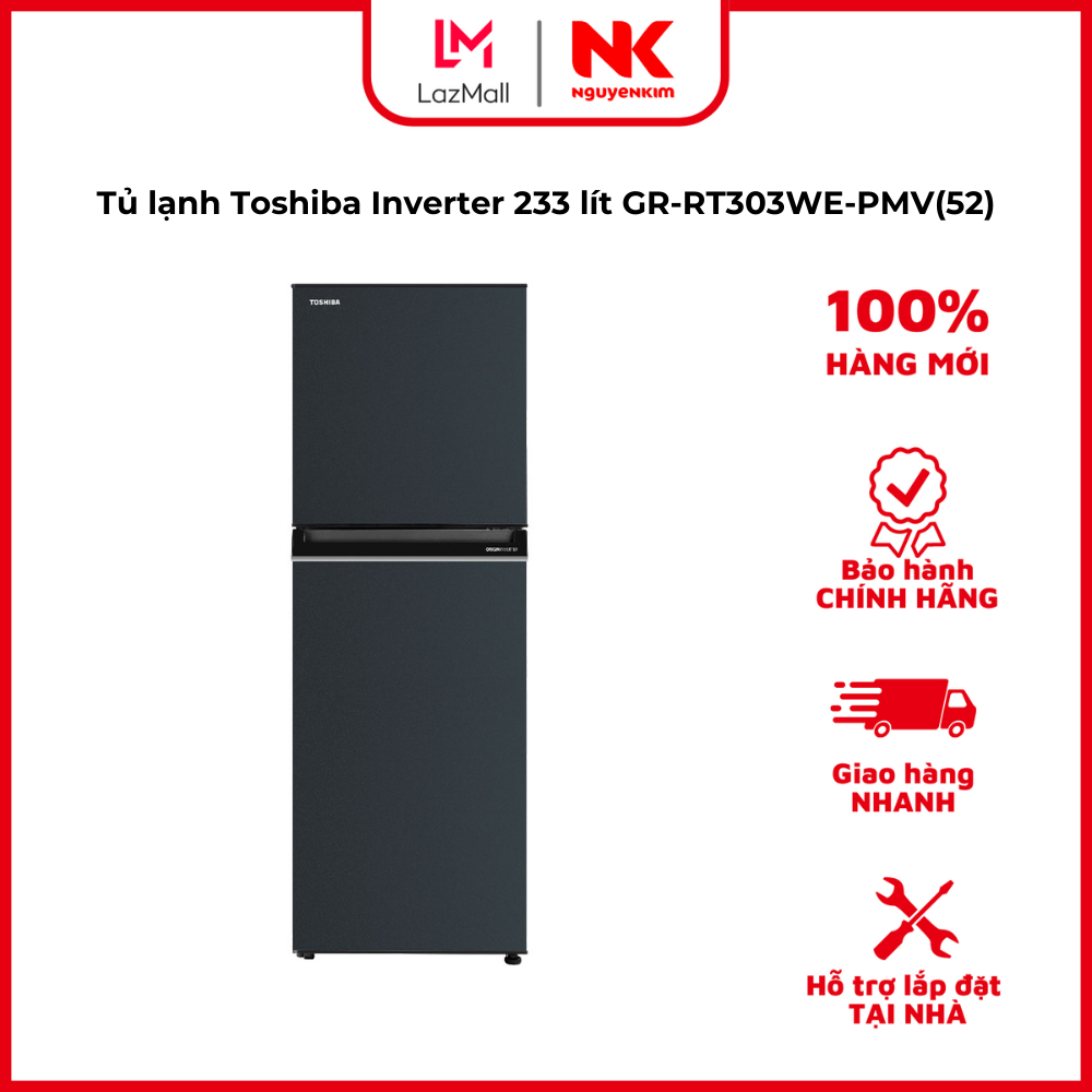 Tủ lạnh Toshiba Inverter 233 lít GR-RT303WE-PMV(52)