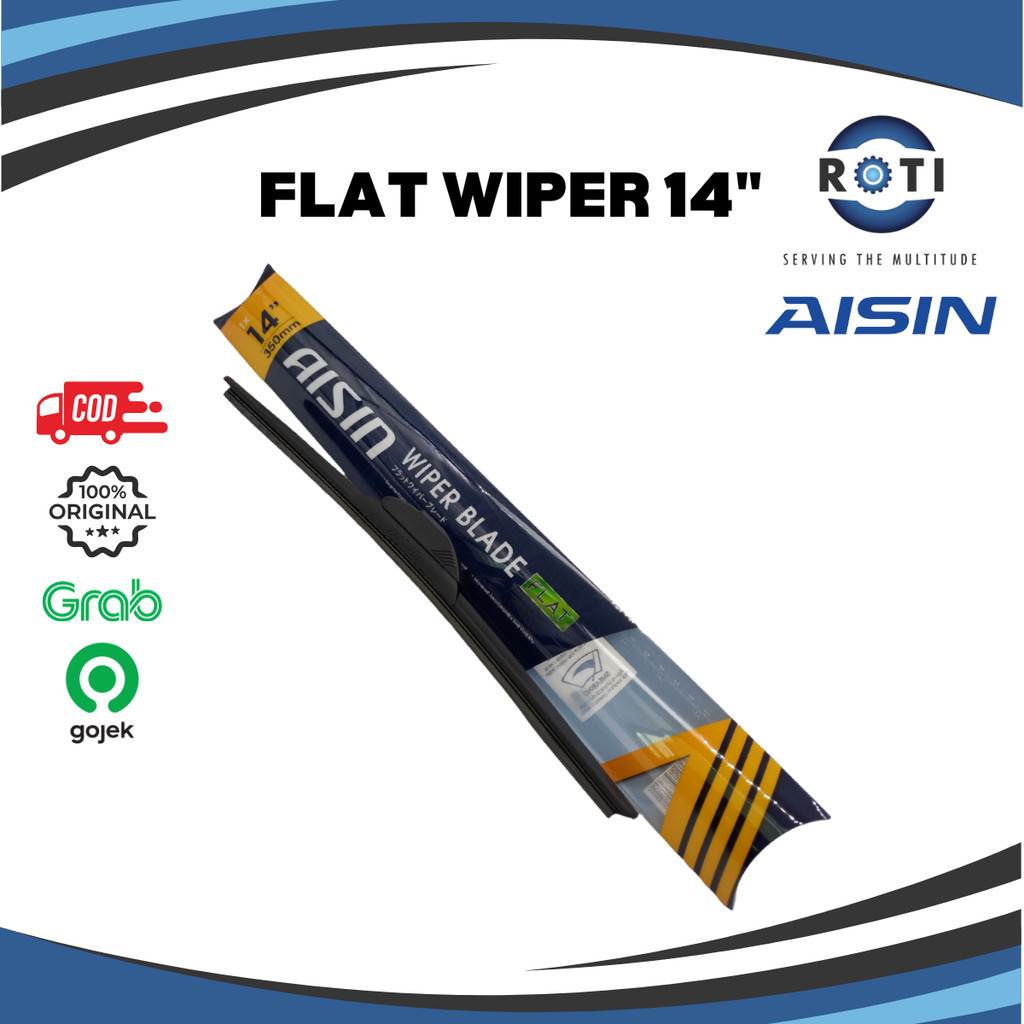 WIPER BLADE AISIN FLAT U-HOOK 14 INCH AWBFH-614 Harga 56,890 Ringgit*Penghantaran Percuma