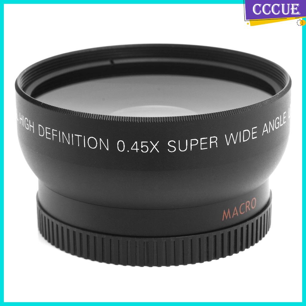 Cccue 52mm 0.45X Ống Kính Macro góc rộng chuyên nghiệp cho Nikon D3000 D3100 D5000 D5100 7000D D3200