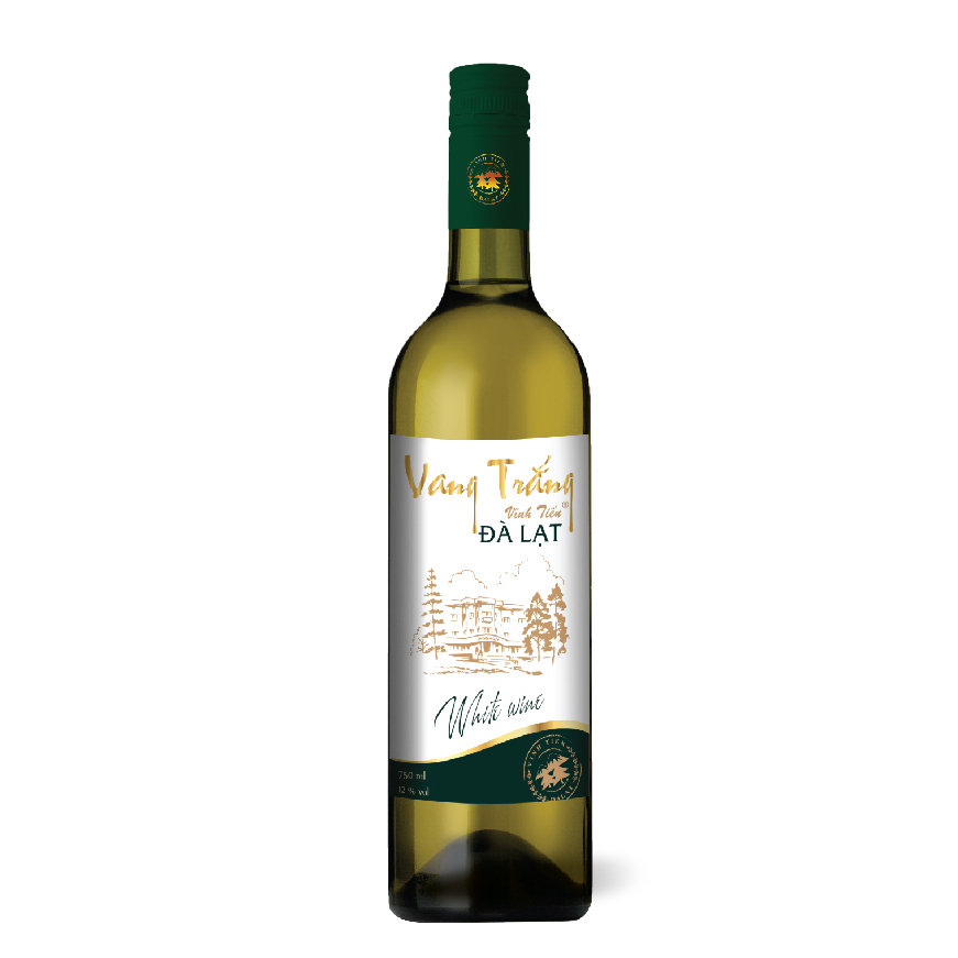 Combo 2- Chai vang Trắng Đà Lạt 11,5% vol