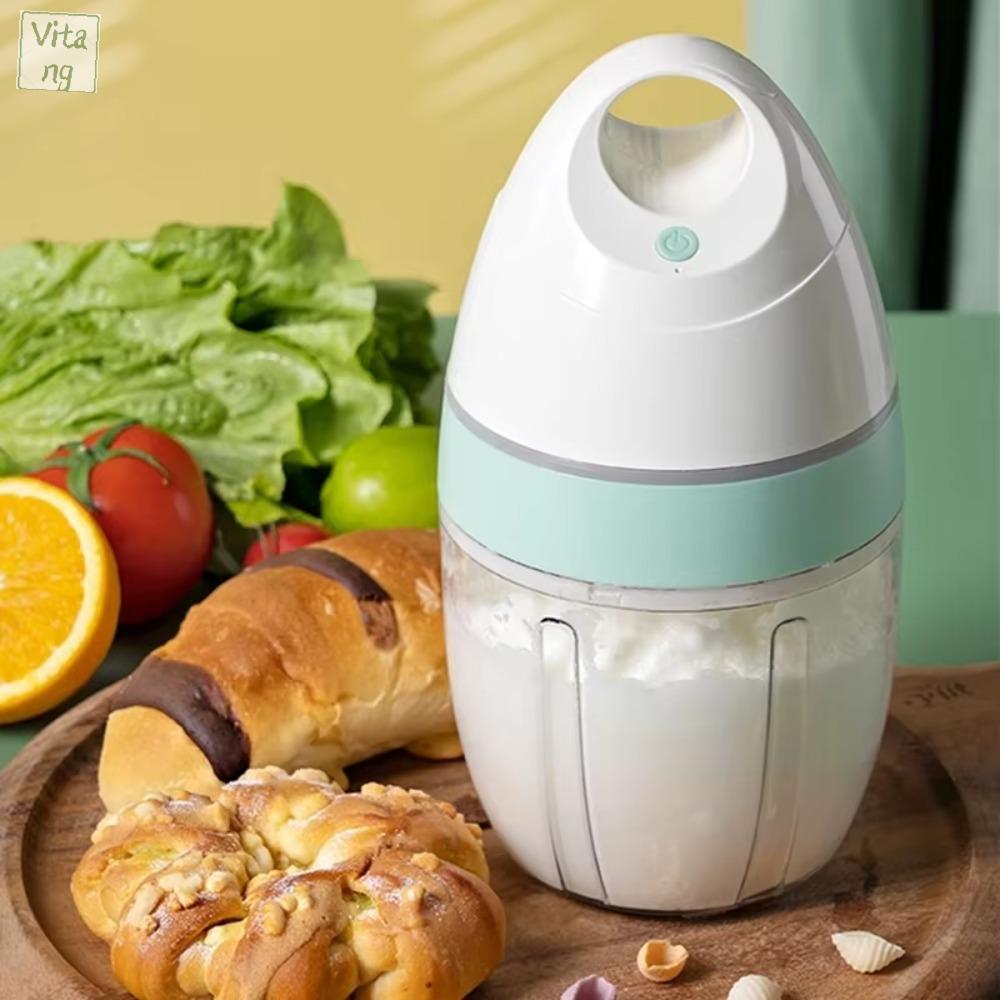 VITANG Tiếng ồn thấp Máy đánh trứng điện đứng Chống nước bắn Tiết kiệm lao động Máy đánh trứng Tự làm Có thể sạc lại Máy đánh kem Hộ gia đình