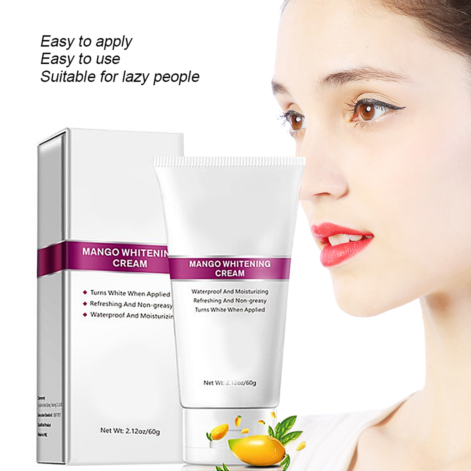 RtopR Facial Cream Whitening Moisturizing Brightening Face Cream Body Lotion 60g