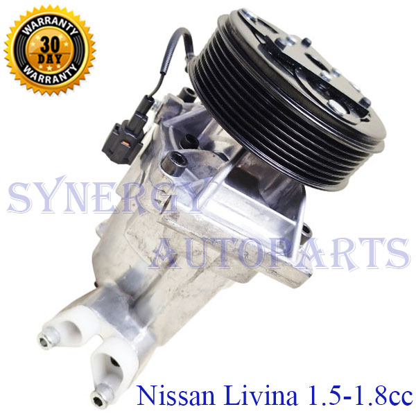 Kompresor Compressor AC Nissan Grand Livina 1.5cc 2013-2017 Evalia March - 10008905 Harga 1,490,000 rupiah*Gratis Ongkir