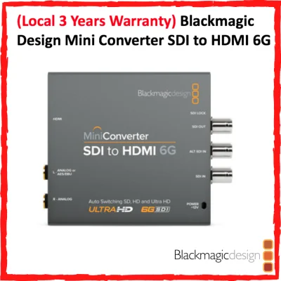 (Local 3 Years Warranty) Blackmagic Design Mini Converter SDI to HDMI 6G