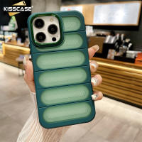 Kisscase cho iphone15promax điện thoại di động vỏ điện thoại tản nhiệt lưới thoáng khí lụa băng Apple 14 da mờ cảm giác bảo vệ bìa 13 cho Apple 15 14 14 13 12 11 bìa sau