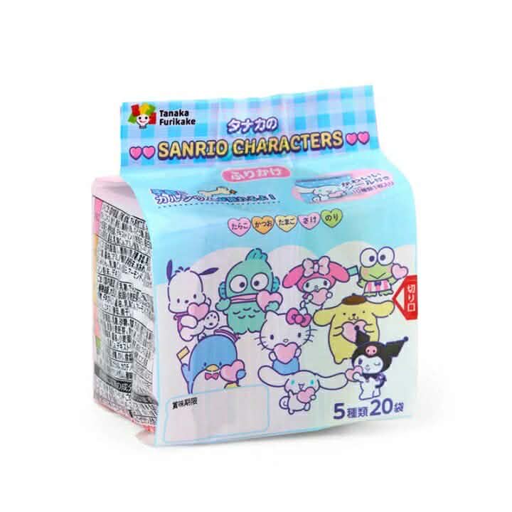[HCM] GÓI GIA VỊ RẮC CƠM THẬP CẨM TANAKA HELLO KITTY (20 GÓI/ 5 VỊ)- HÀNG NHẬT NỘI ĐỊA