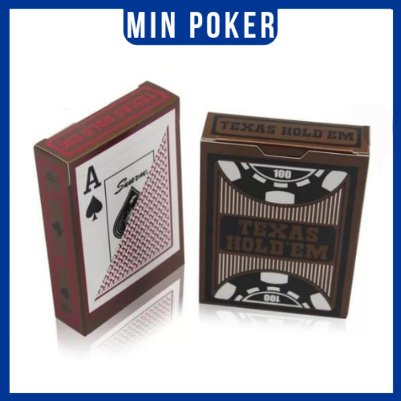 Bài nhựa PVC chuyên nghiệp Texas Hold Em