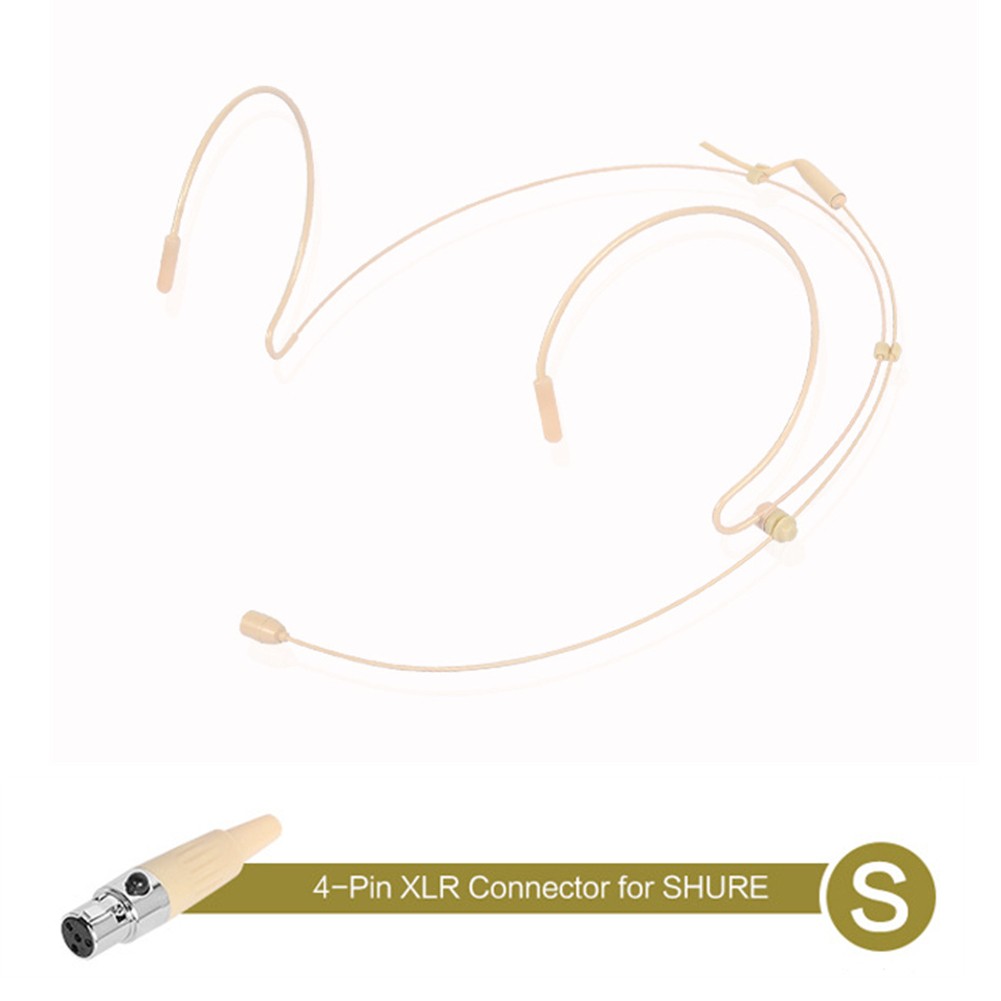 Headworn tai nghe mic công cụ âm nhạc 1.2m 100-20khz cho tai nghe mic sennheiser