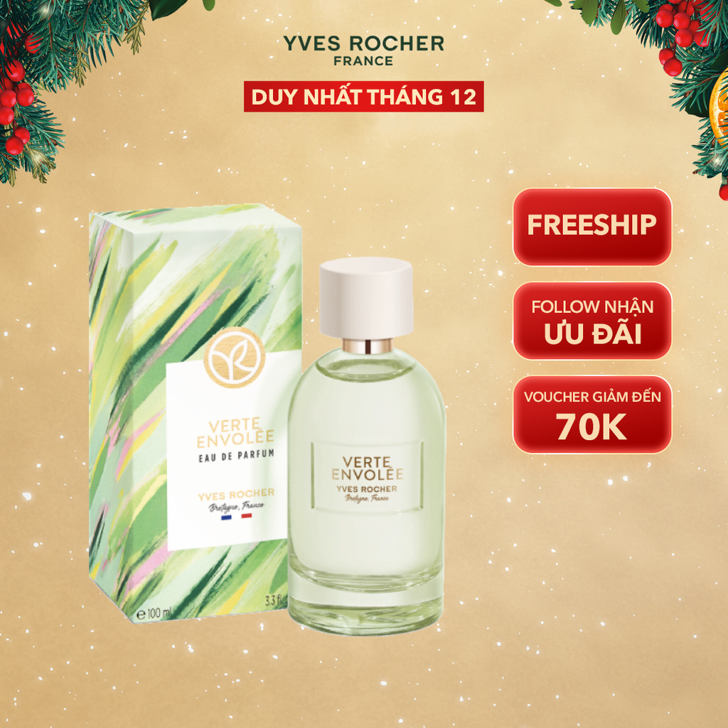  Nước hoa Yves Rocher Verte Envolée Eau de Parfum Verte Envolee 100ml 