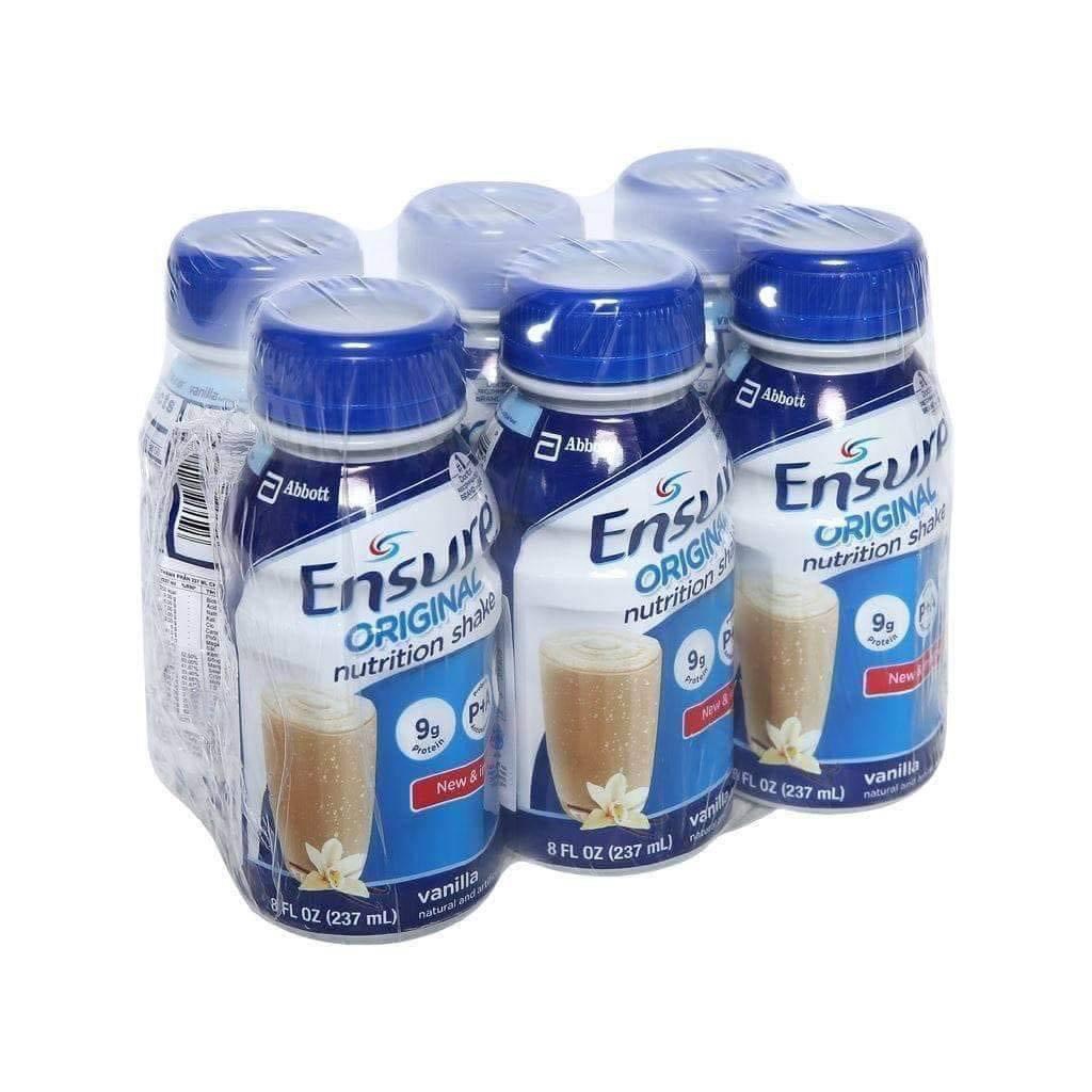 Thùng 24 Sữa nước Ensure Abbott 237ml/chai ( lốc 6 chai )