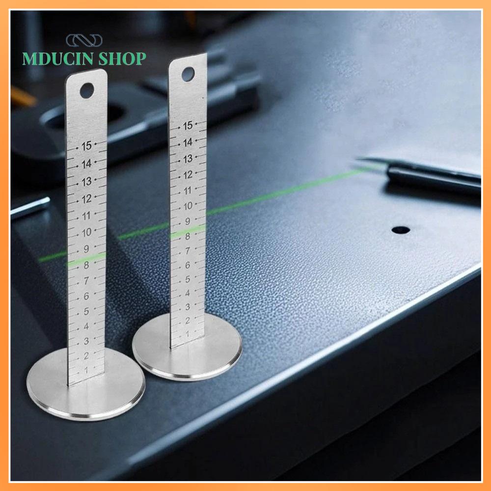 MDUCIN SHOP Thép không gỉ Máy cân bằng gạch Chính xác Chống trượt Thước đo chiều cao gạch trần và sàn Lát gạch nền gradient Dụng cụ cầm tay