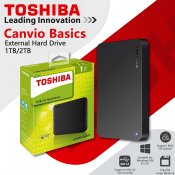 Toshiba 1TB USB 3.2 Portable Hard Drive with 3-Year Warranty
