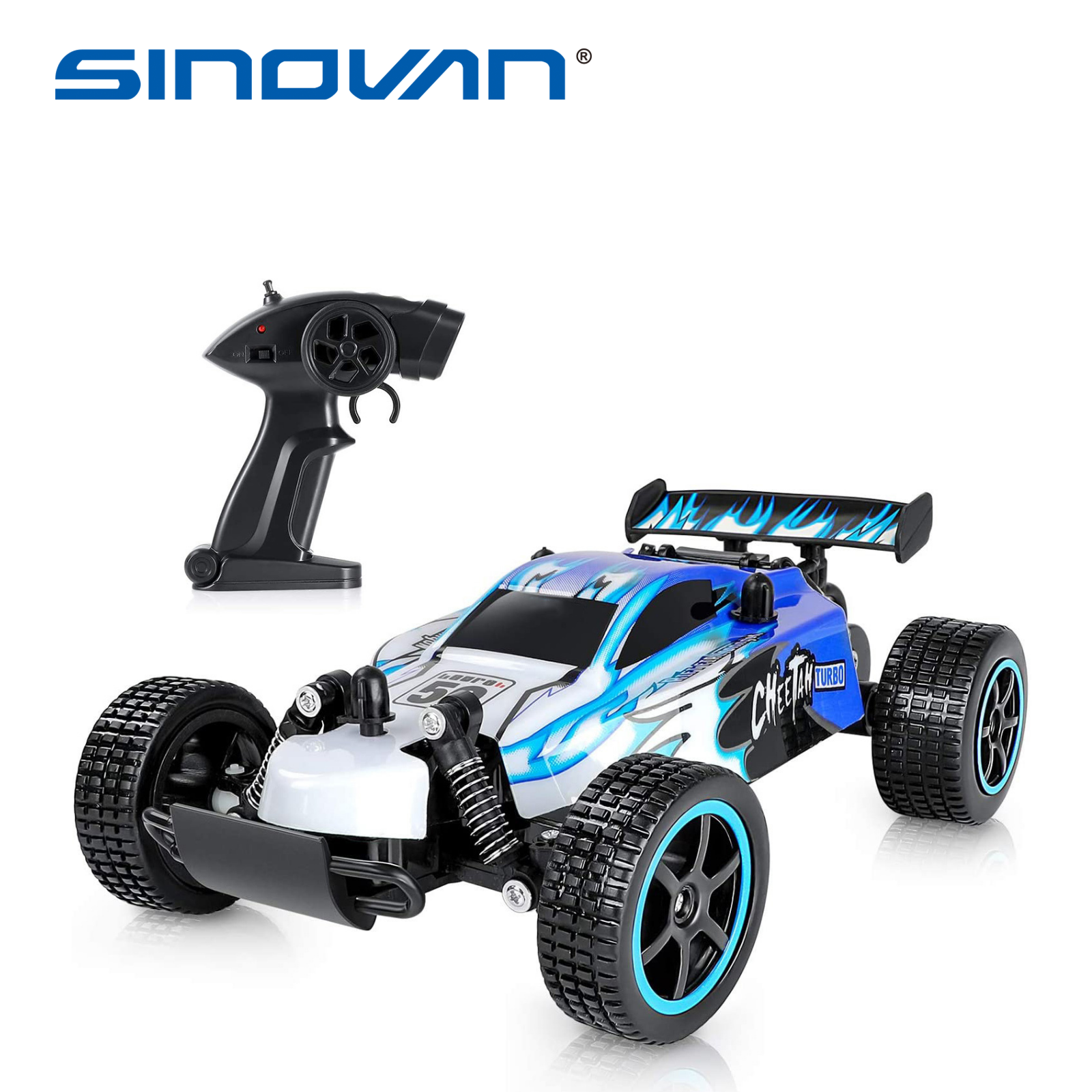 Puxida RC Cars-1:18 Scale Remote Control Car 4WD High Speed 20 Km/h All Terrains Electric RC Car Toy Off Road Vehicle Truck Crawler with Rechargeable Batteries for Boys Kids and Adults 