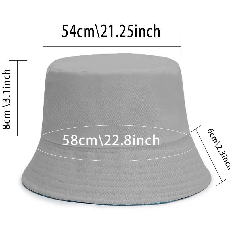2025Fashion Bucket Hats Men Women Cotton Outdoor Reversible Fisherman Caps Beach Fishing Hat Girl Boy Cartoon Series Chapeau CapKorean trend