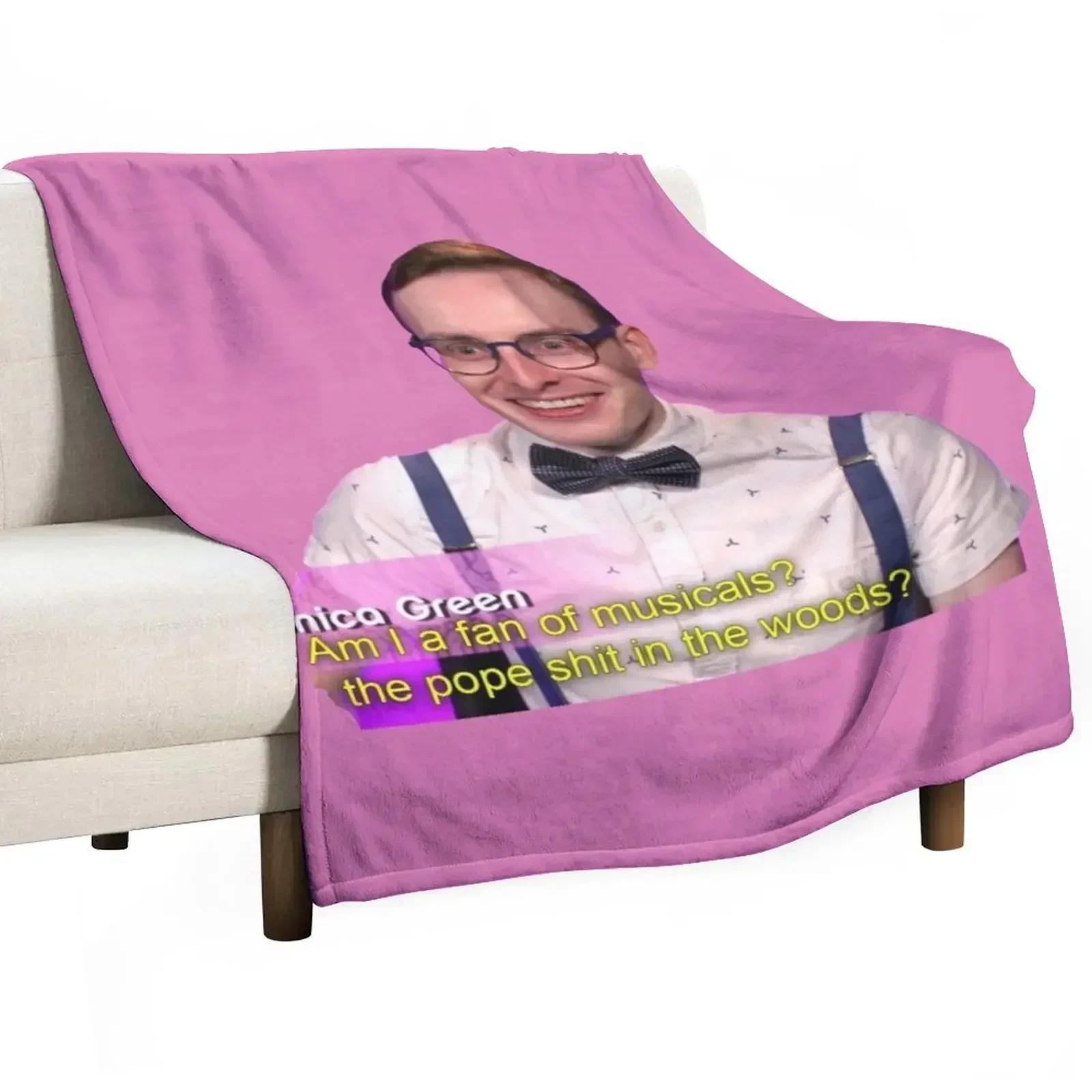 Veronica Green RuPauls Drag Race UK season two Throw Blanket Luxury Brand blankets and throws Blankets