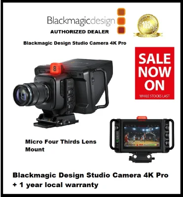 Blackmagic Design Studio Camera 4K Pro + 1 year local warranty
