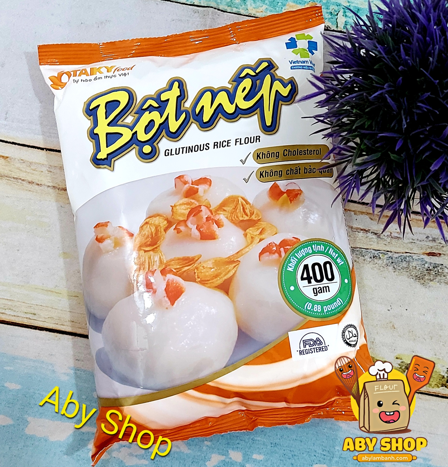 Bột Nếp Tài Ký 400g ⚡ LOẠI NGON ⚡ bột nếp làm bánh trôi, bánh mochi thơm ngon