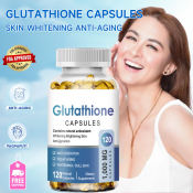 120PCS Glutathione Capsules: Anti-Aging Antioxidant Skin Whitening Supplement
