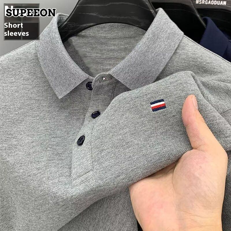 SUPEEON丨Youthful Polo Shirt for Summer with Stylish Design and Comfortable Fit ราคา 124 บาท*ส่งฟรี