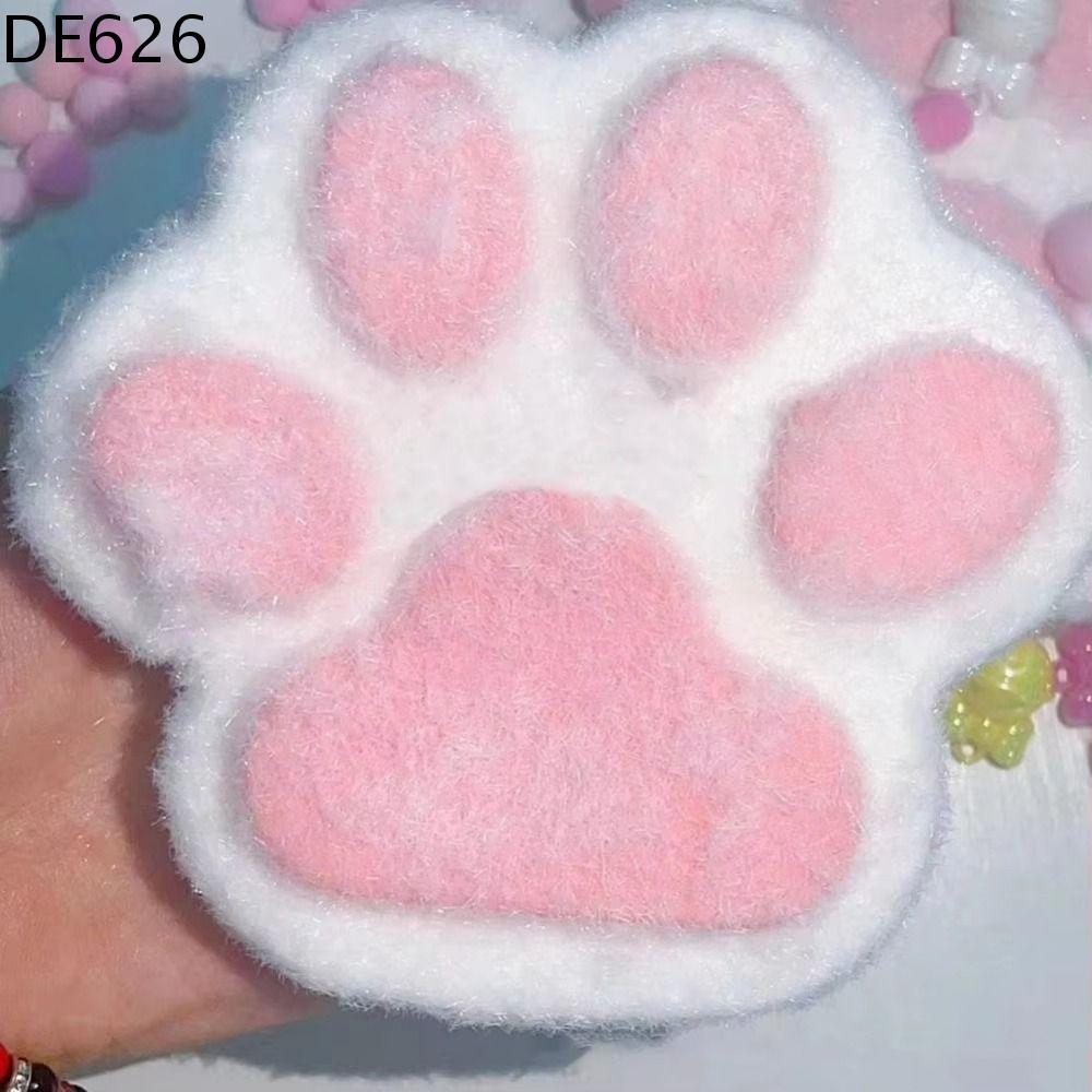 DE626 Siêu lớn Đồ chơi bóp Chân Mèo Vải thô Chân Mèo bằng vải nhung lông Đồ chơi giảm căng thẳng hoạt hình Thú vị TPR Đồ chơi kẹp chân mèo Trẻ em