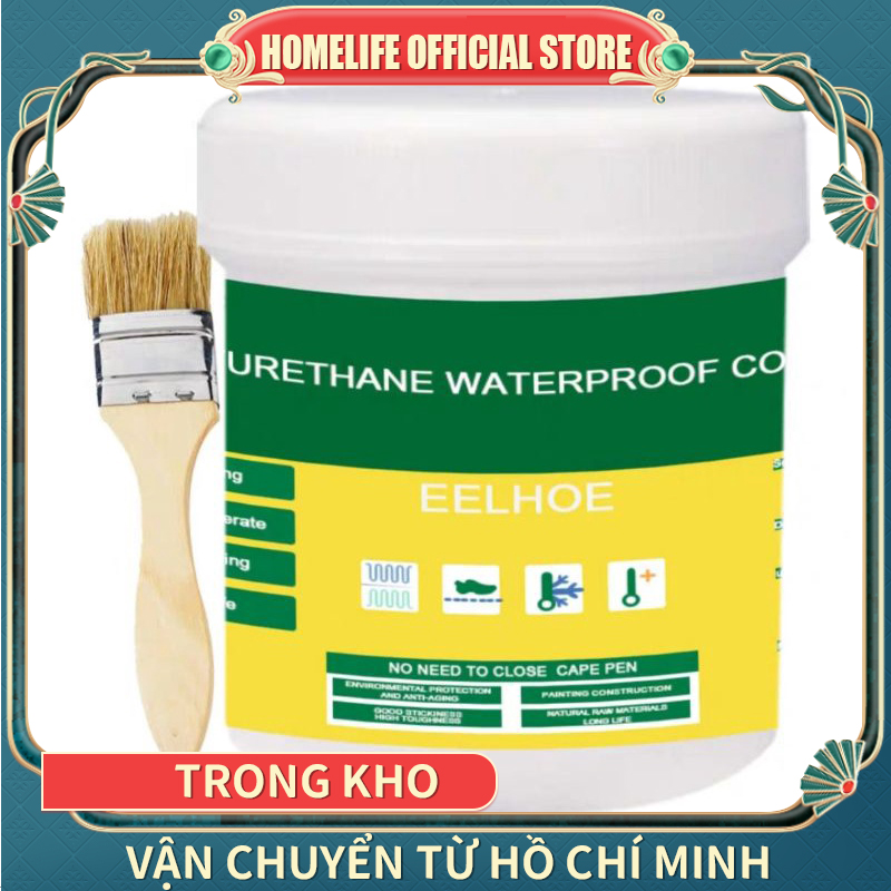 [ NO.1 ] 1kg  Keo chống thấm trong suốt Nhật Bản trọng lượng tặng kèm chổi quét nhỏ