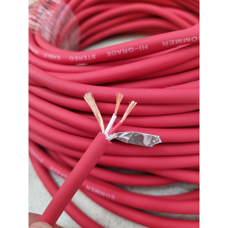 Dây tín hiệu some Đỏ ,Đen,Vàng (1m)Dây lõi đồng mềm dẻo chống nhiễu tốt.