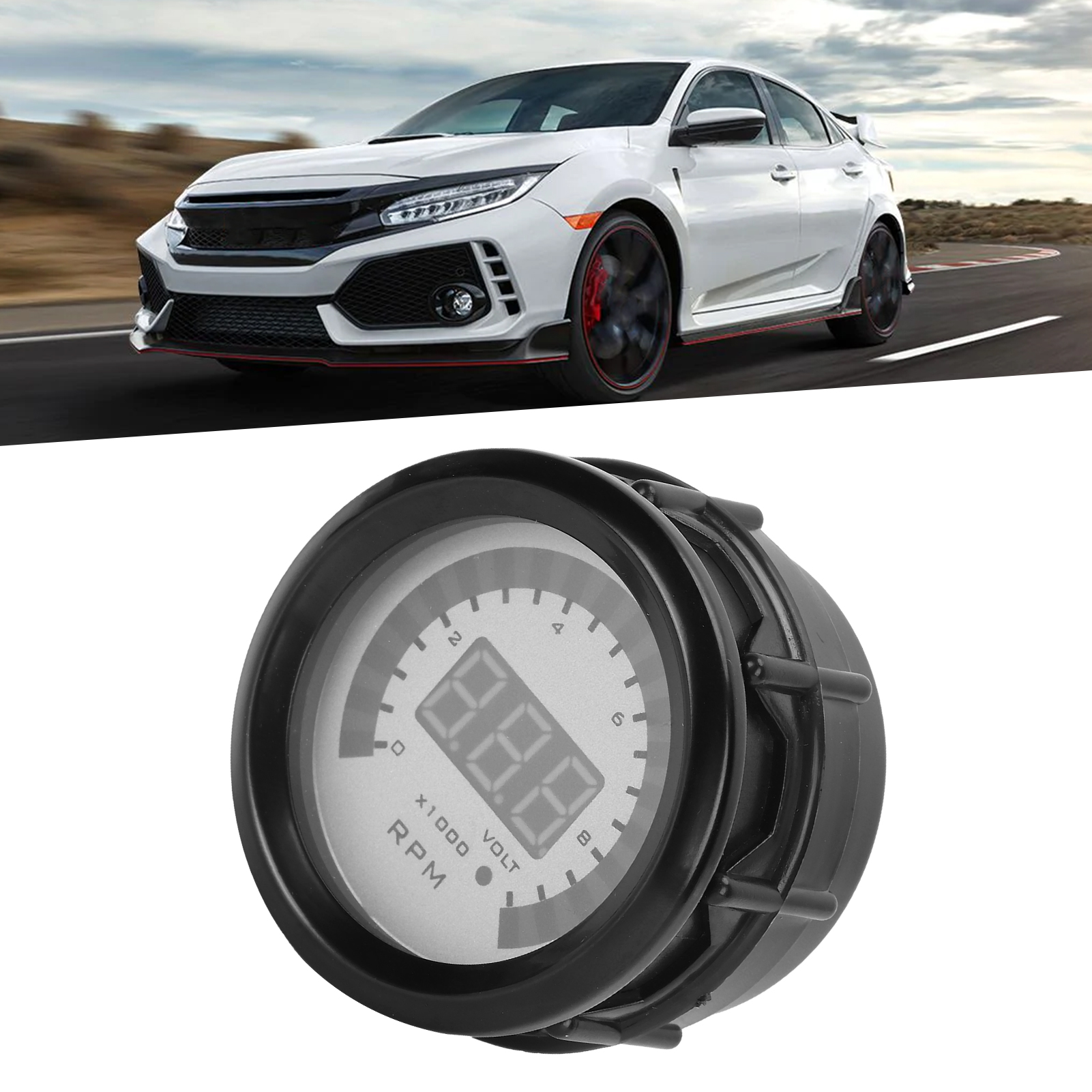Tachometer Máy đo tốc độ kỹ thuật số ổn định nhựa cho xe hơi