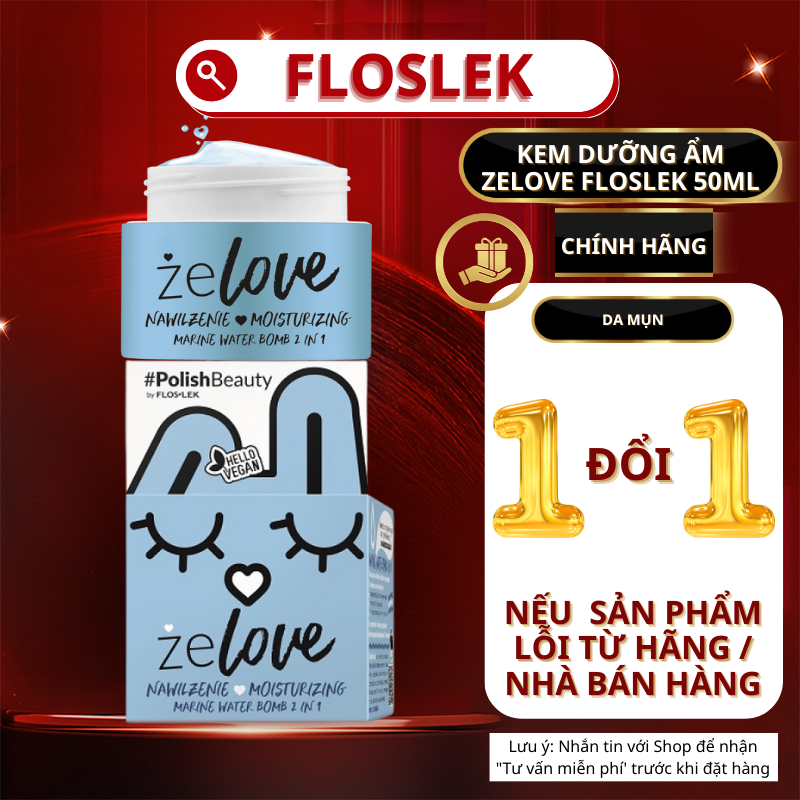 Kem dưỡng ẩm mặt Ze Love Floslek 50ml