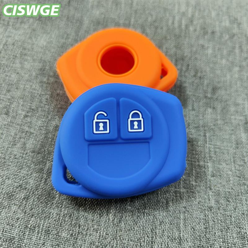 [CISWGE Auto] 1pcs từ xa sửa chữa chủ Silicone Keyless bìa cho Suzuki lòng tự trọng baleno sx4 Grand Vitara jimny liana Ignis 2 nút chìa khóa xe Fob Giá 37,700 Đồng*Miễn phí vận chuyển