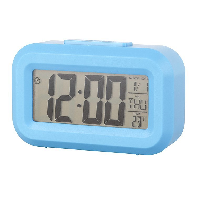 Dinding Jam 3D Clock Temperature Desk Large Alarm Modern Wall Clock