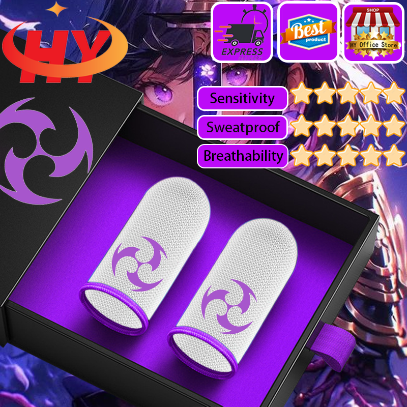 【Ship Within 24 Hours】HY Electro Professional Game Finger Sleeve Nano Fiber Breathable Sweatproof Gaming Thumb Thin Gloves Model For Pubg Genshin Presyo 86 Piso*Libreng Shipping