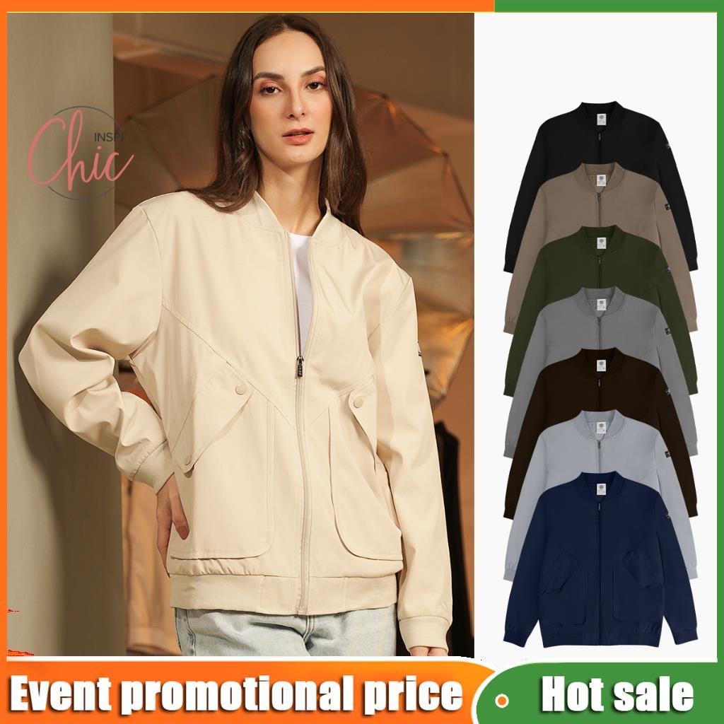 Casual Slim Bomber Jacket for Women – Shopaholics-cokhiquangminh.vn